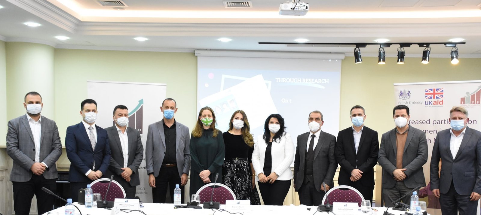 Meeting with the H.E. Ambassador Galloway and the nine mayors of the Polog Region