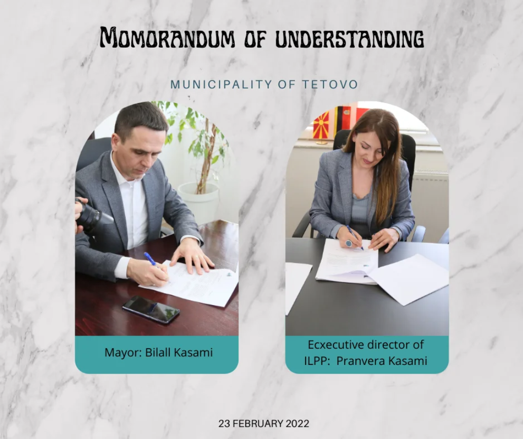 Memorandum of Understanding- Municipality of Tetovo